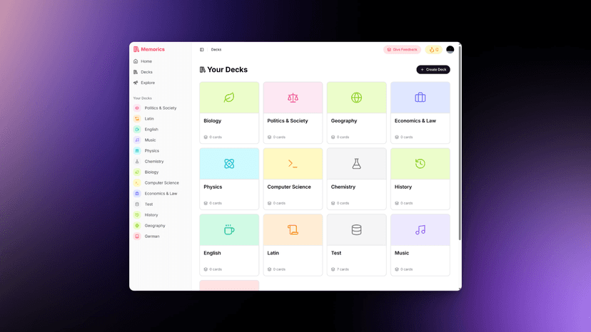 Introducing Memorics: A Smarter Way to Study